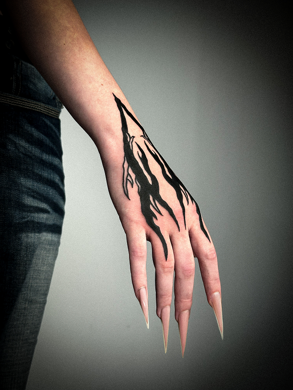 Blackwork tattoo, project 7